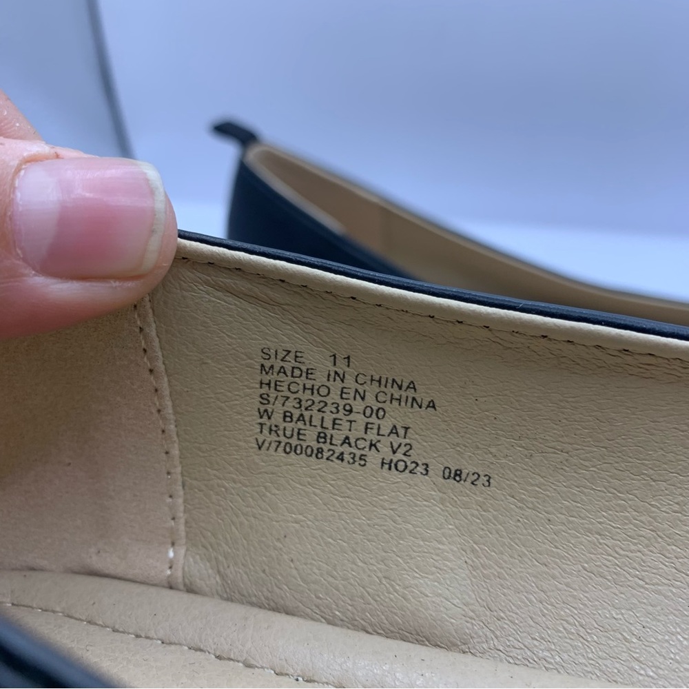 Gap classic bow ballet flats size 11 black NWOB - Picture 5 of 8
